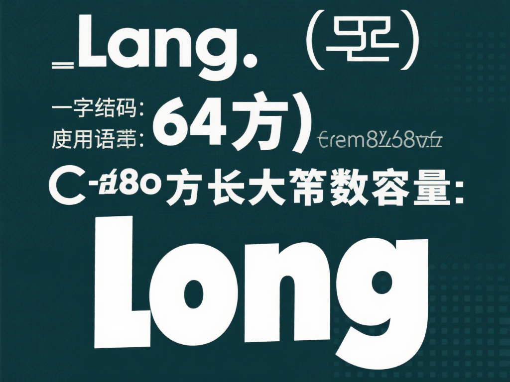 在主流编程语言中，Long类型变量通常用于存储64